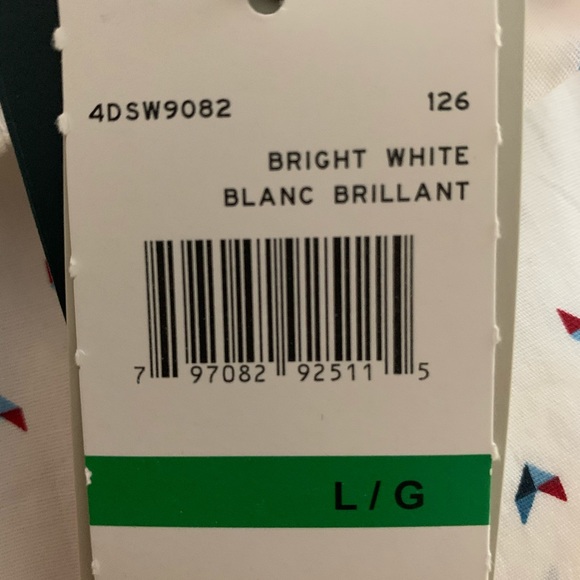 Perry Ellis Bright White Long Sleeves T-Shirt NWT - Picture 13 of 13